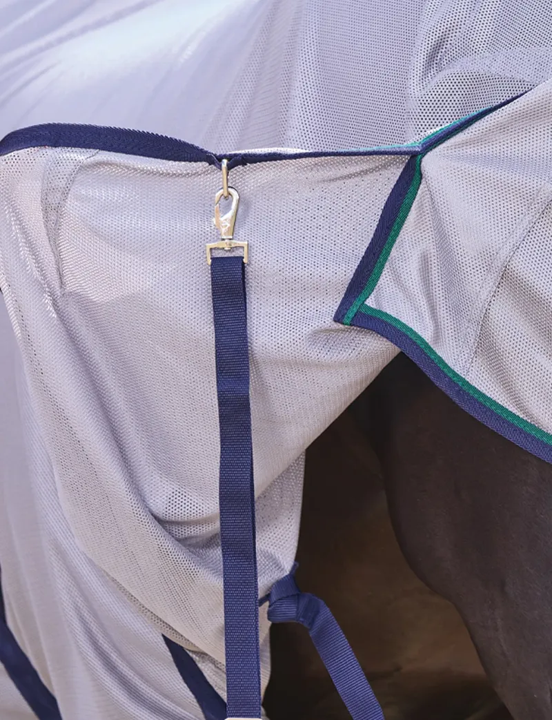 Weatherbeeta ComFiTec Zephyr Fly Sheet Combo in Grey and Navy-1