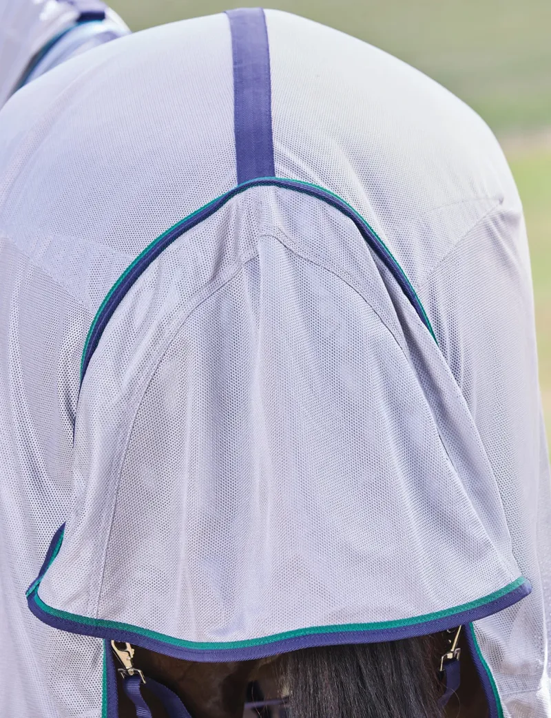 Weatherbeeta ComFiTec Zephyr Fly Sheet Combo in Grey and Navy-5