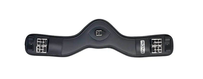 Prolite Performance Short Dressage Girth Narrow Gauge in Black-2