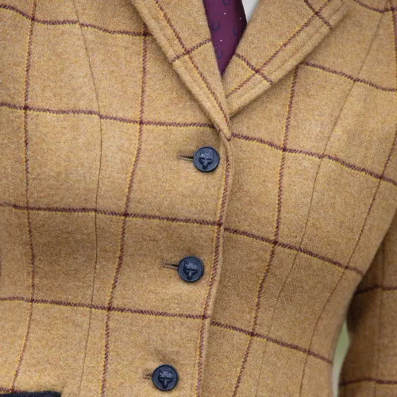 Equetech Wheatley Deluxe Tweed Riding Jacket in Brown-3