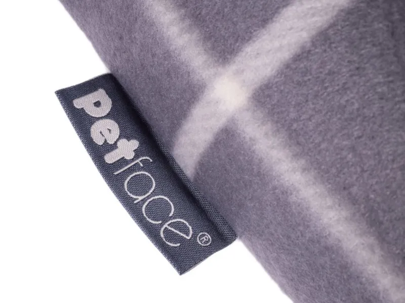 Petface Window Pane Dog Mattress in Grey-2