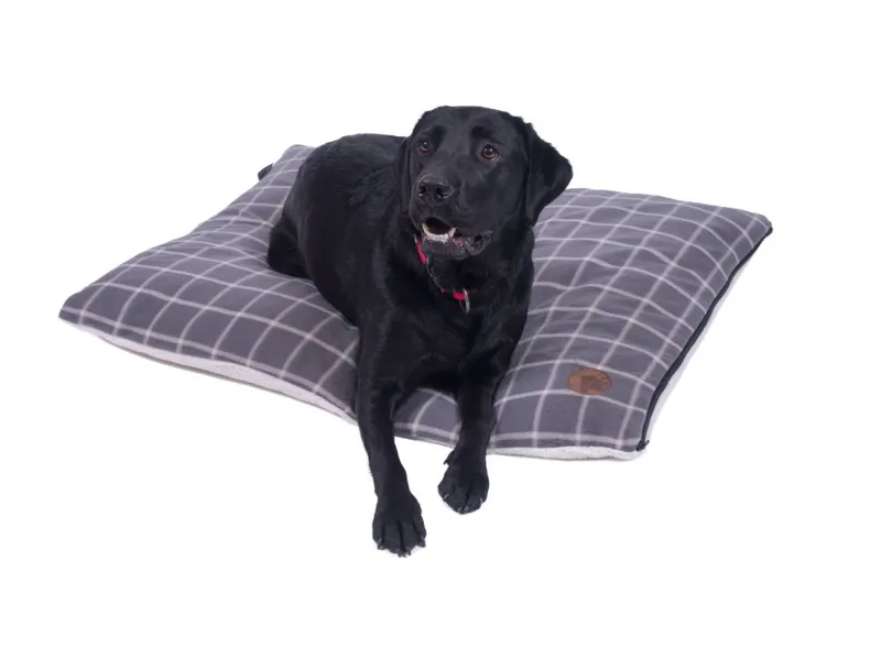 Petface Window Pane Dog Mattress in Grey-3