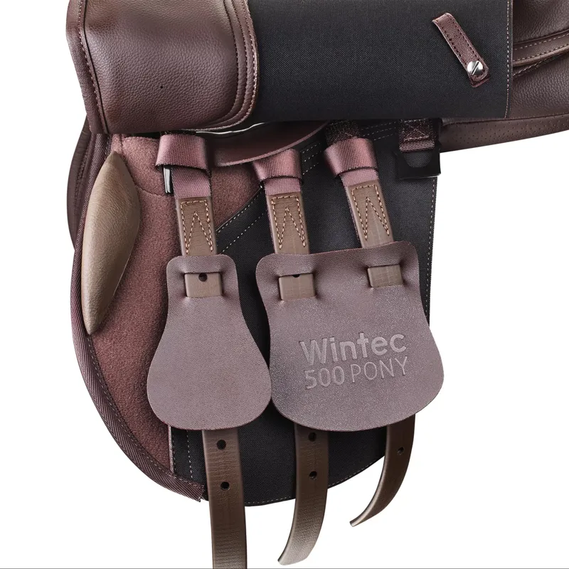 Wintec 500 HART Pony All Purpose Saddle in Brown-3