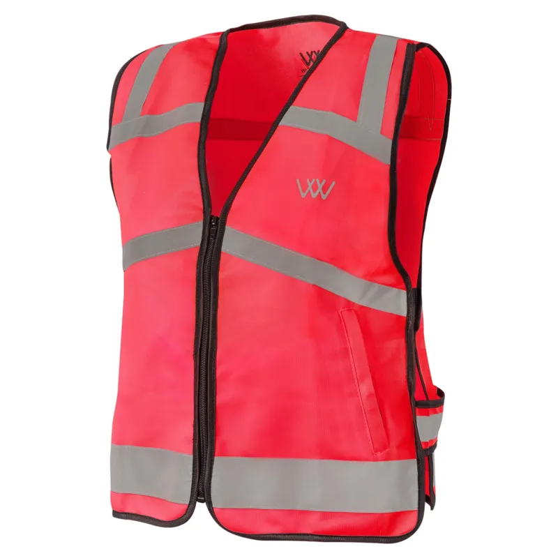 Woof Wear Hi Vis Riding Vest in Pink Not Certified