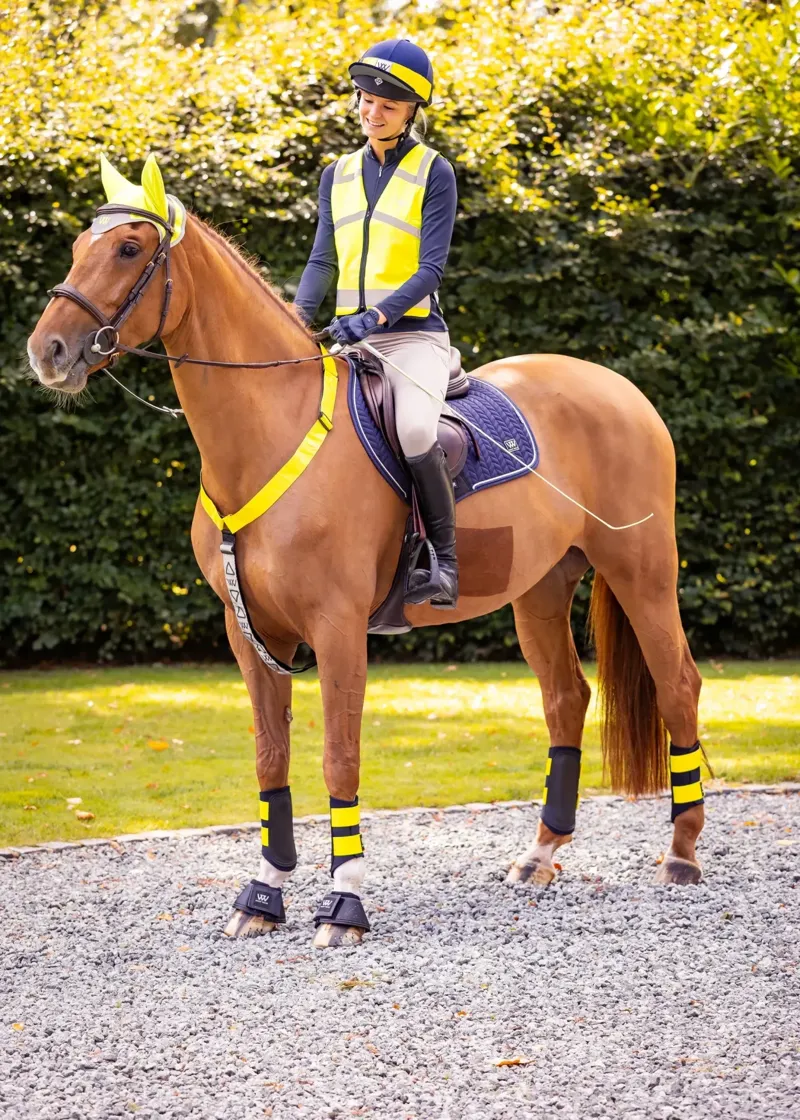 Woof Wear Hi Vis Riding Vest in Yellow-2