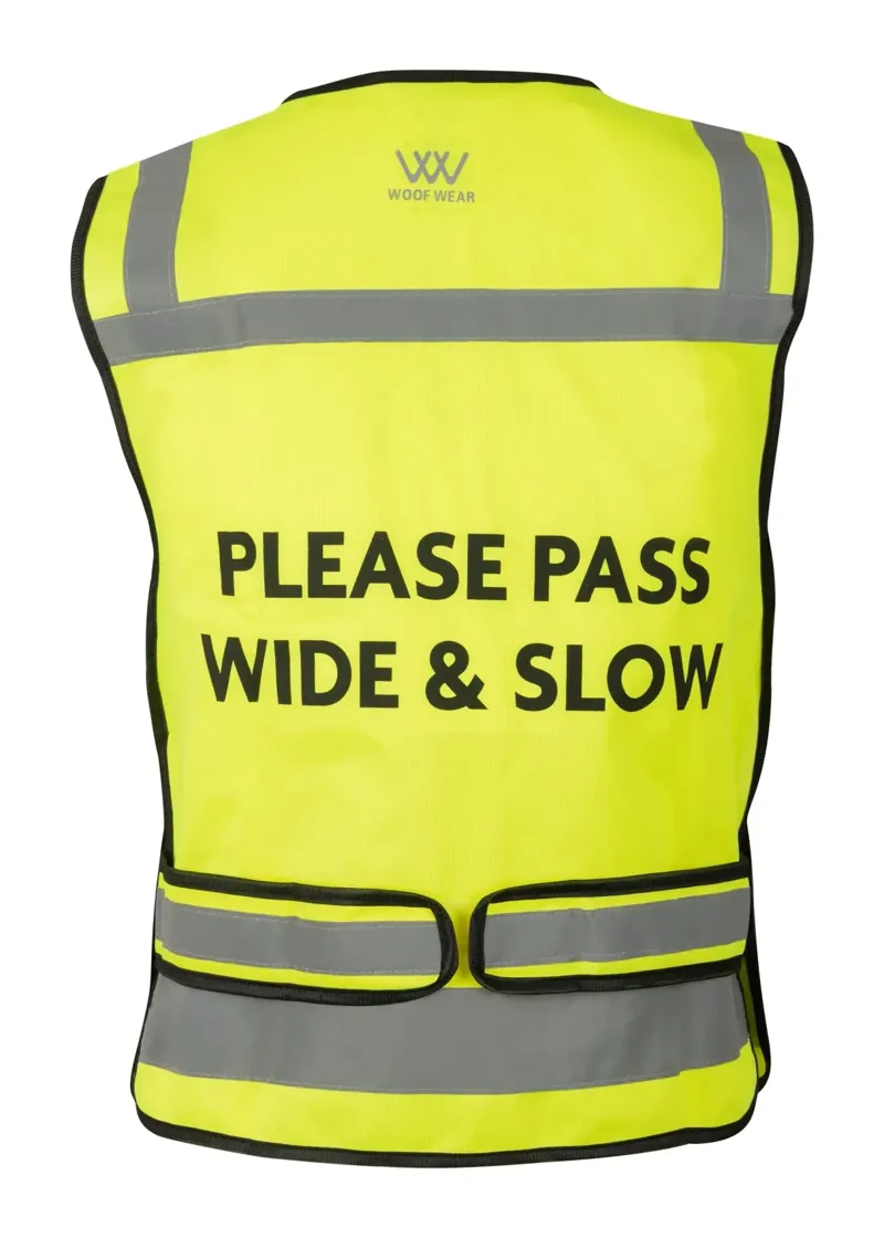 Woof Wear Hi Vis Riding Vest in Yellow-4