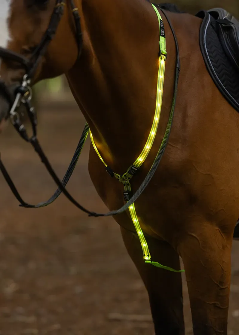 Woof Wear LED Neck Band in Hi Vis Yellow