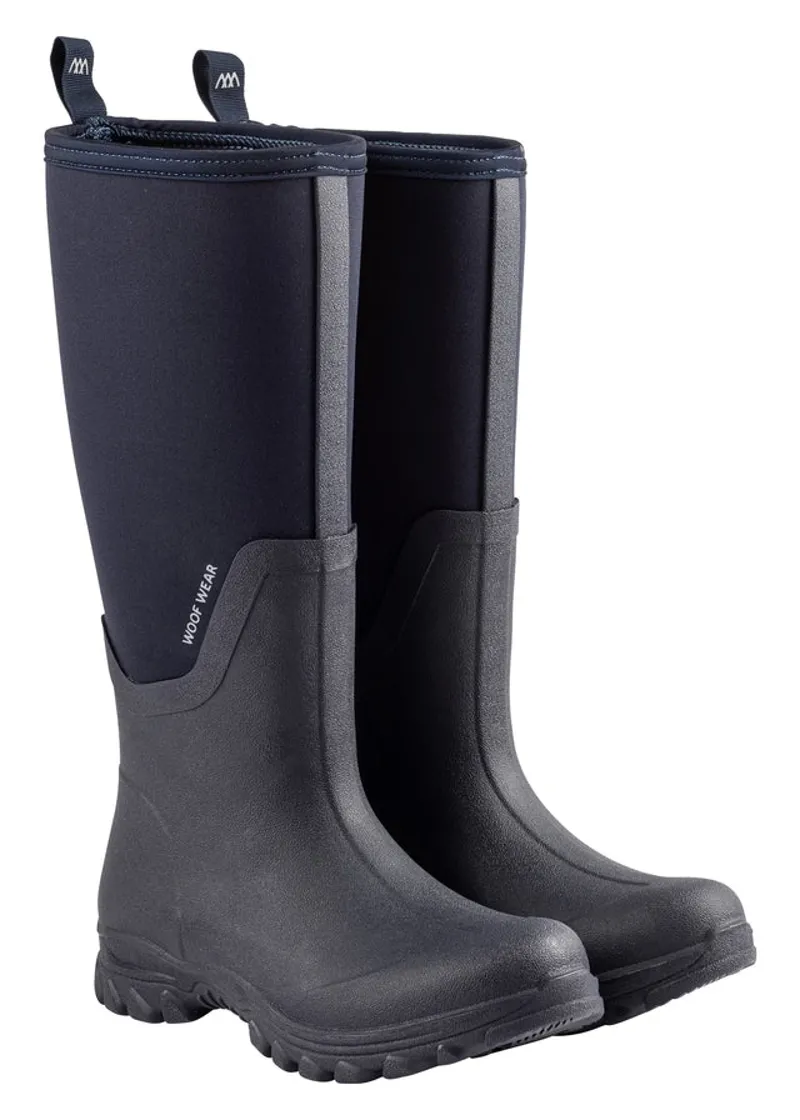Woof Wear Long Work Boots in Navy
