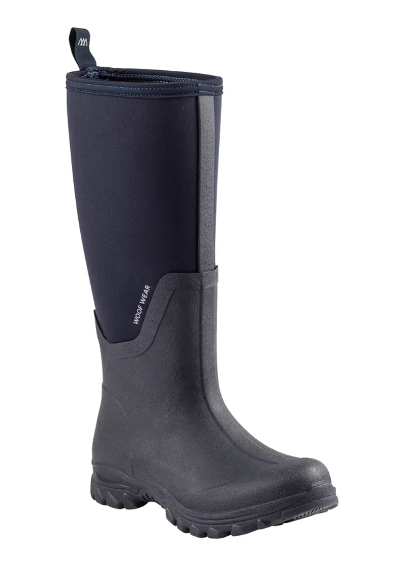 Woof Wear Long Work Boots in Navy-1