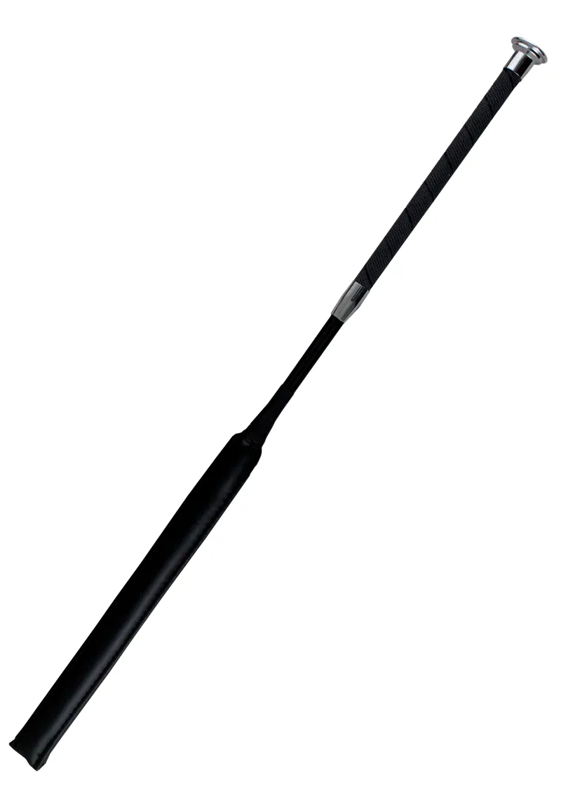 Woof Wear Pro Showjumping Bat in Black and Silver