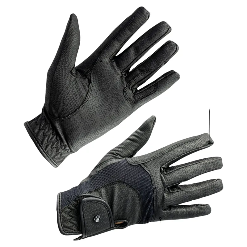 Woof Wear Reintex Mesh Riding Glove in Black