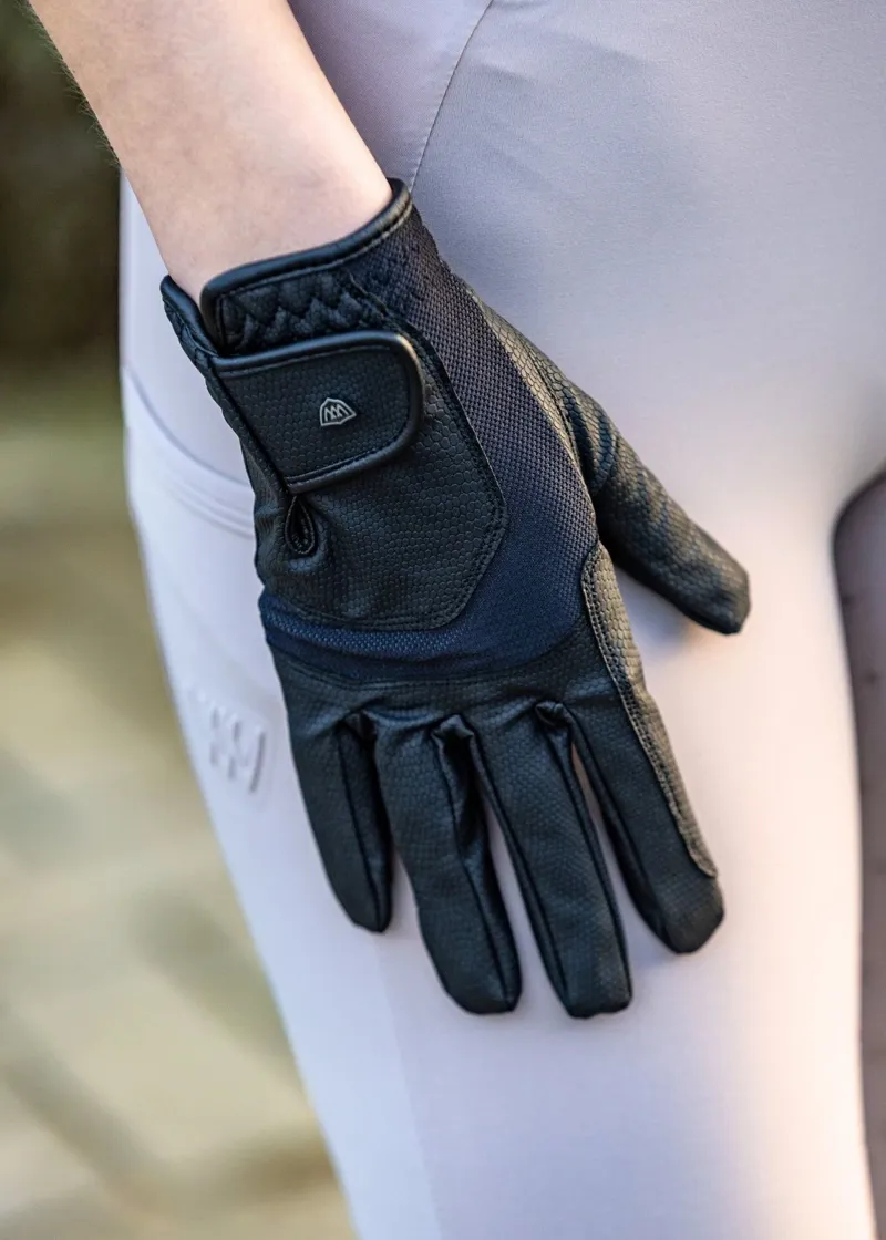 Woof Wear Reintex Mesh Riding Glove in Black-1