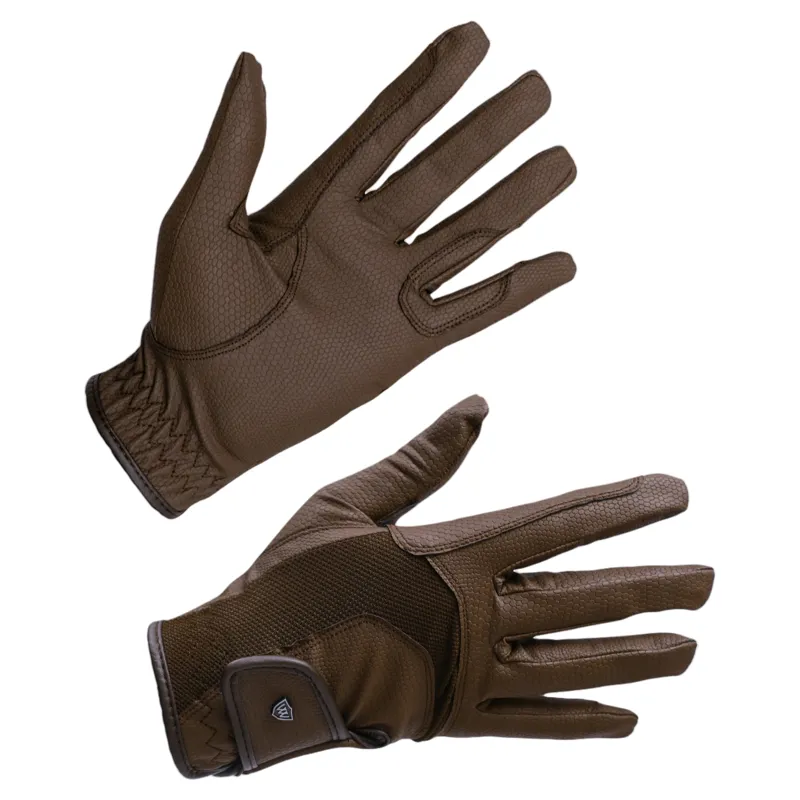 Woof Wear Reintex Mesh Riding Glove in Chocolate