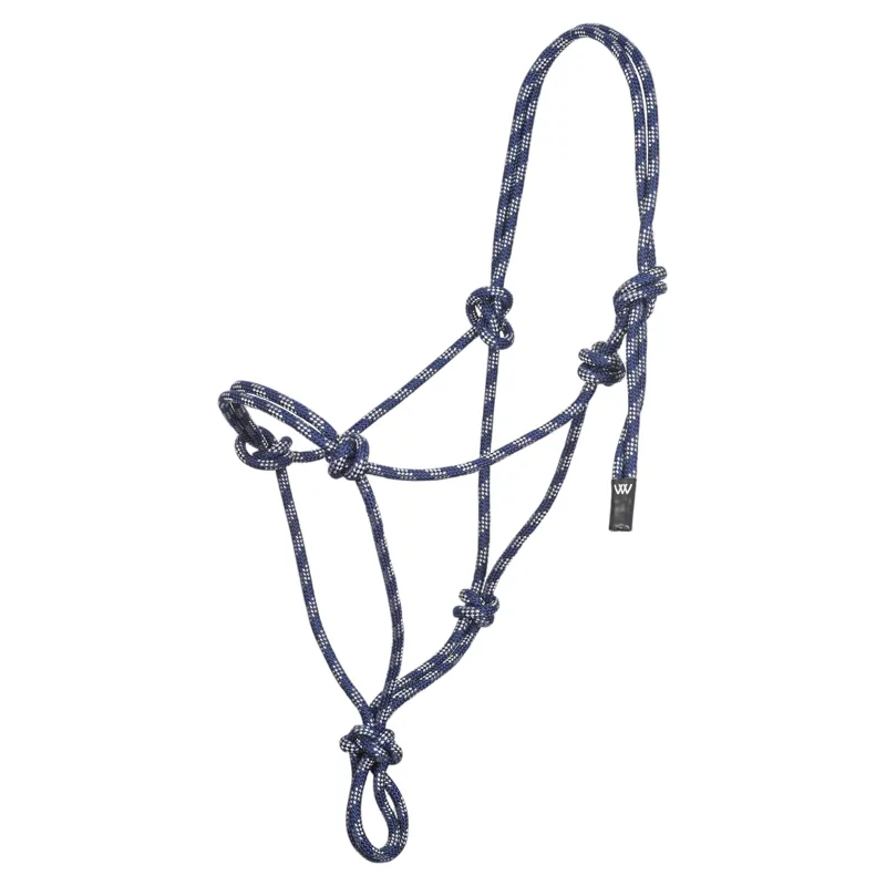 Woof Wear Rope Halter in Navy