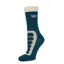 Woof Wear Short Bamboo Tech Riding Sock in Petrol and Stone