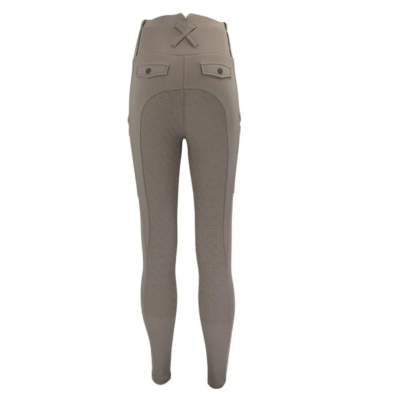 Woof Wear Vision Riding Tights Ladies in Stone-3