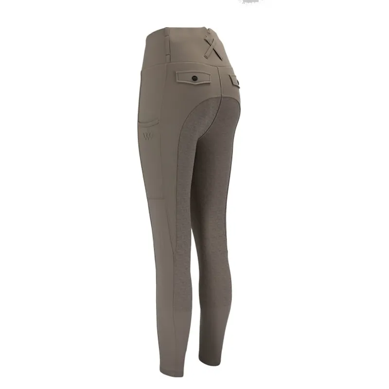Woof Wear Vision Riding Tights Ladies in Stone-2