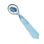 Equetech Adult Polka Dot Zip Tie in Light Blue/Navy - WEB EXCLUSIVE