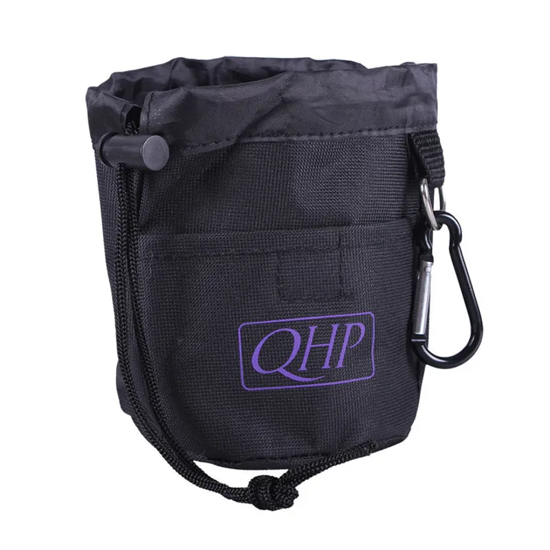 QHP Treat Bag in Black and Purple