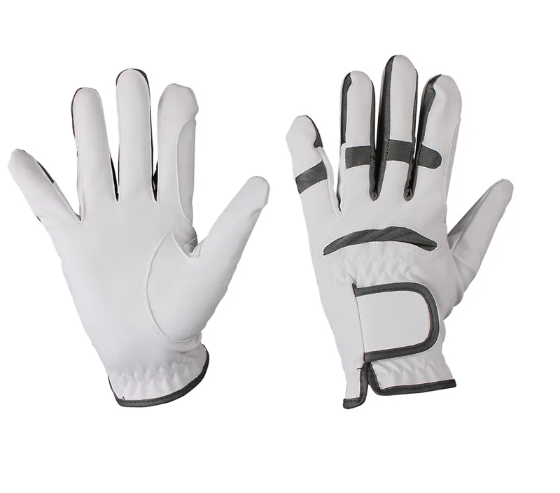QHP Multi Colour Glove White and Grey