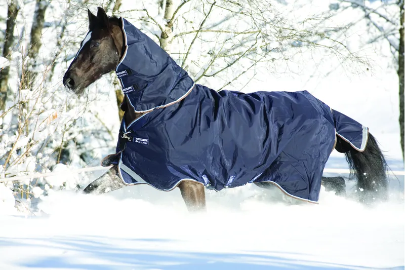 Rambo Duo Turnout Horse Rug in Navy-1