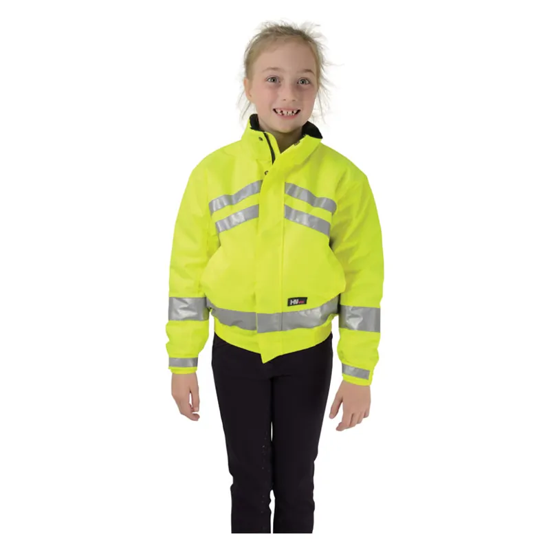 Hy Equestrian Reflective Blouson Kids in Yellow
