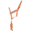HyEQUESTRIAN Reflector Head Collar and Lead Rope in Orange