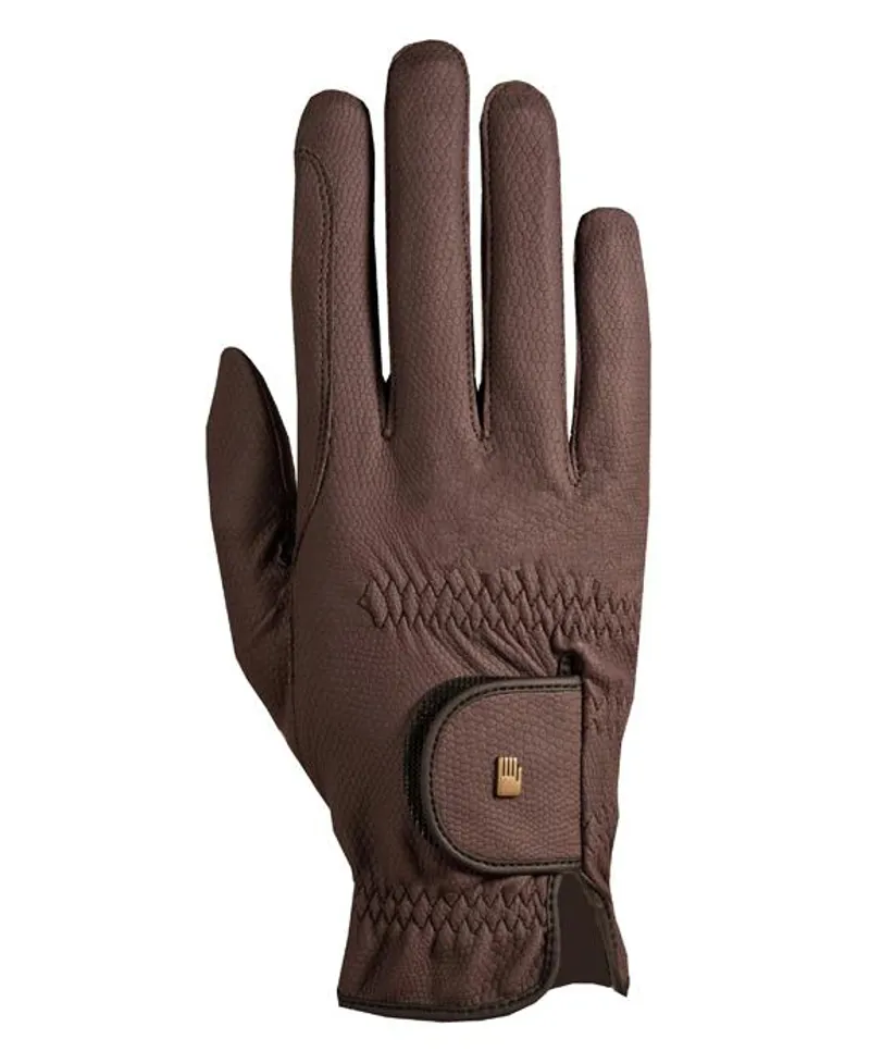 Roeckl Roeck-Grip Riding Gloves Unisex in Mocha