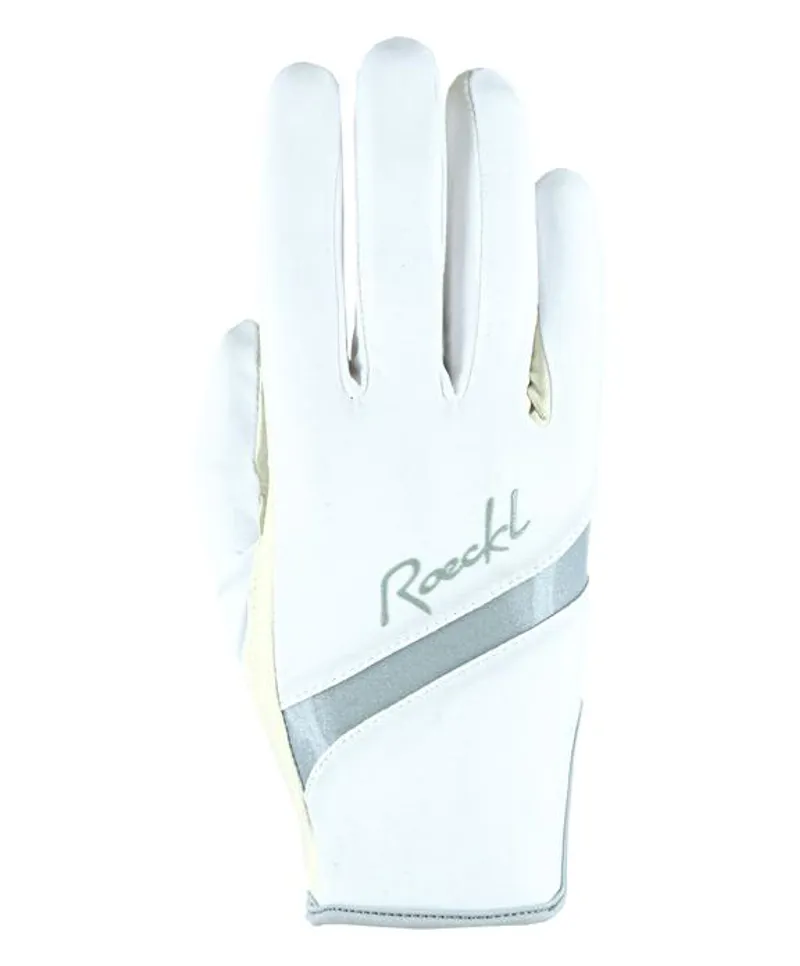 Roeckl Lorraine Riding Gloves Ladies in White