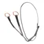 Hy Equestrian Rosciano Rose Gold Martingale in Black - WEB EXCLUSIVE
