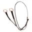 Hy Equestrian Rosciano Rose Gold Martingale in Brown - WEB EXCLUSIVE