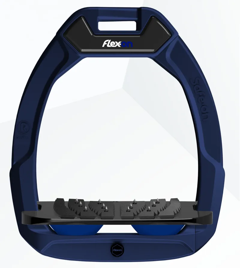 Flex-On Safe-On Stirrups Inclined in Navy/Black/Navy