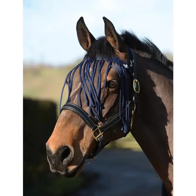 Saxon Fly Fringe in Navy