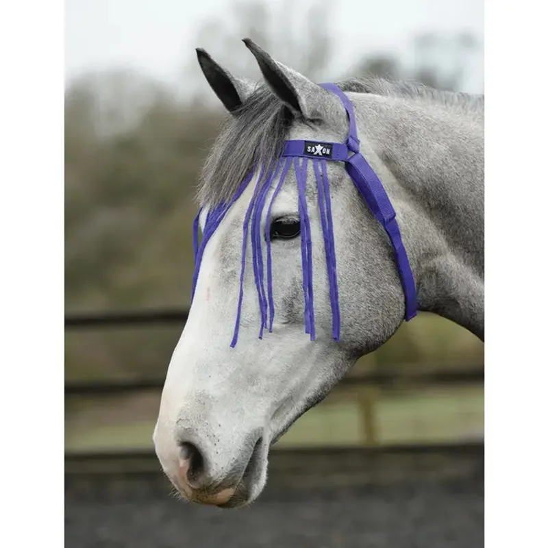 Saxon Fly Fringe in Purple