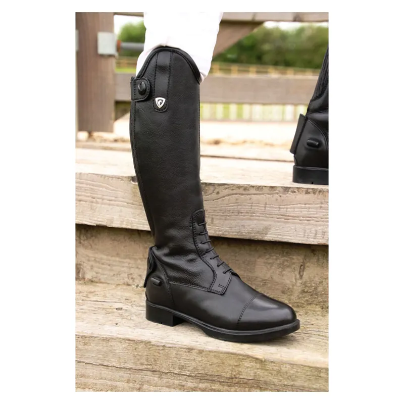 Hy Equestrian Junior Scarlino Field Riding Boots in Black-4