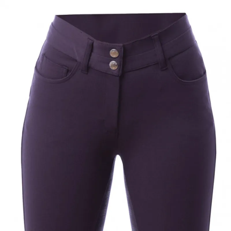Equetech Shaper Breeches Ladies in Blackberry-2