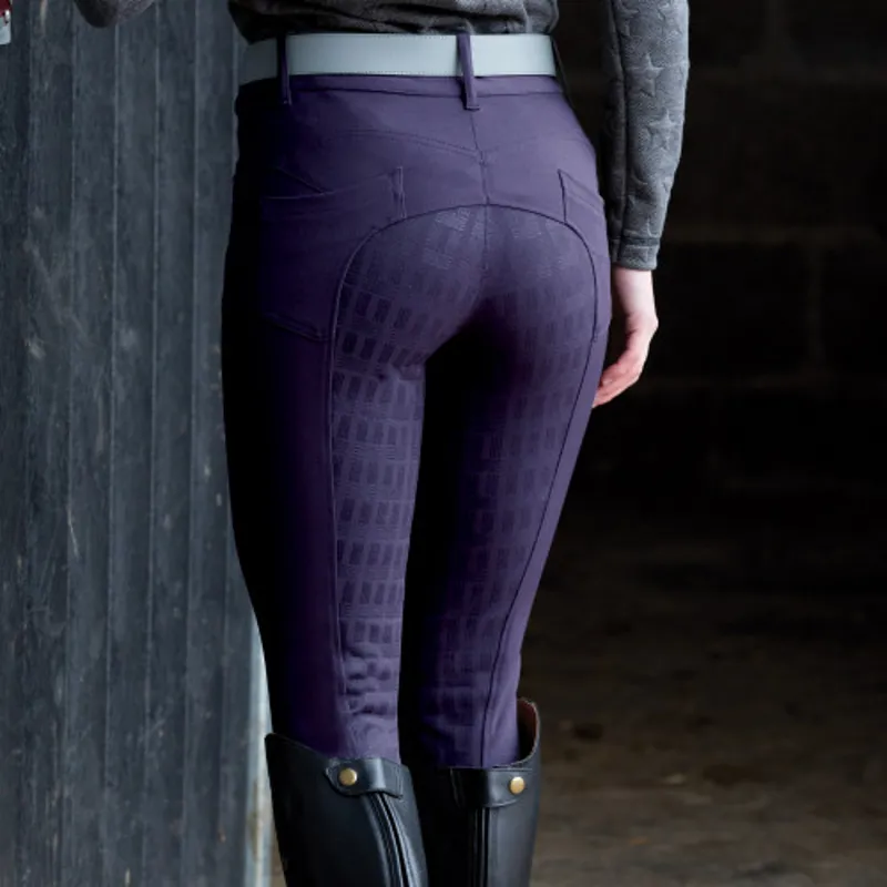 Equetech Shaper Breeches Ladies in Blackberry-3