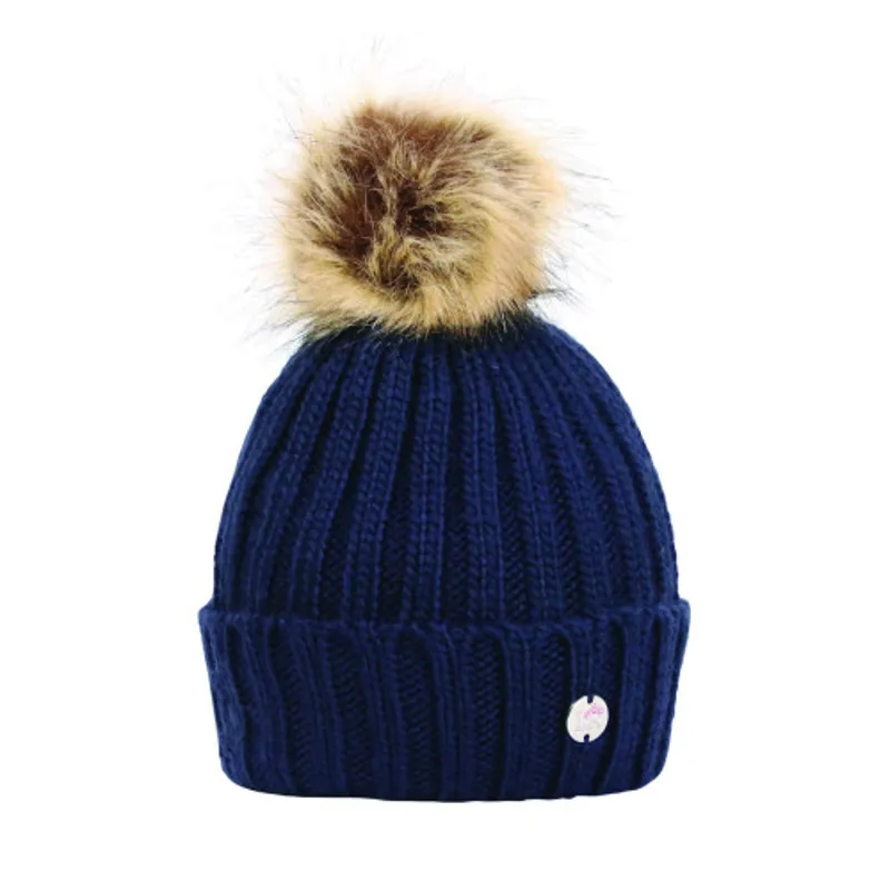 Little Rider Sheila Bobble Hat in Navy