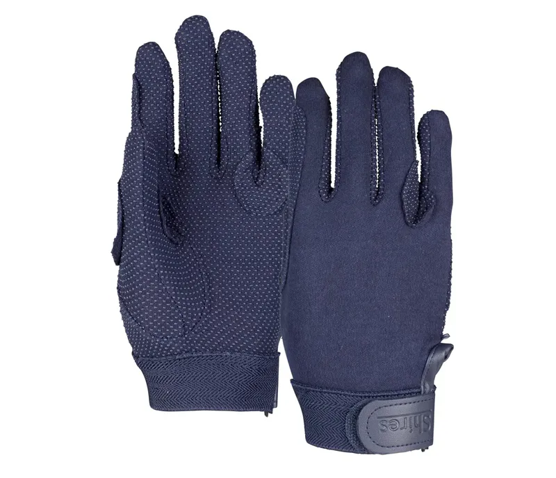 Aubrion Newbury Riding Gloves Adults in Navy