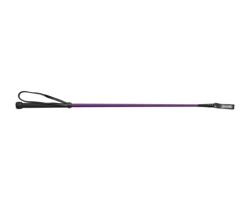Shires Thread Stem Whip Childs in Purple