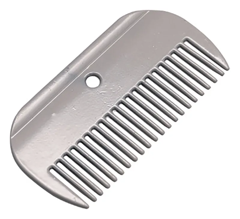Shires Aluminium Mane Comb Large Silver