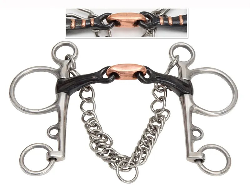 Shires Double Jointed Sweet Iron Pelham