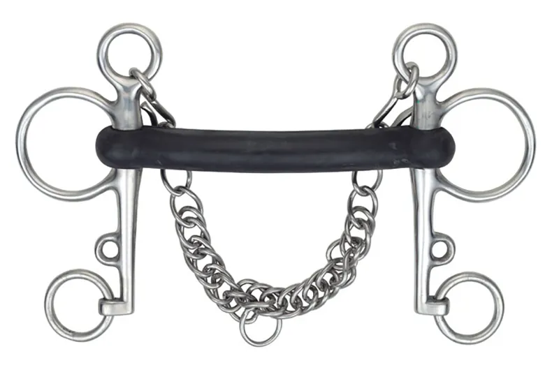 Shires Hard Rubber Mouth Pelham