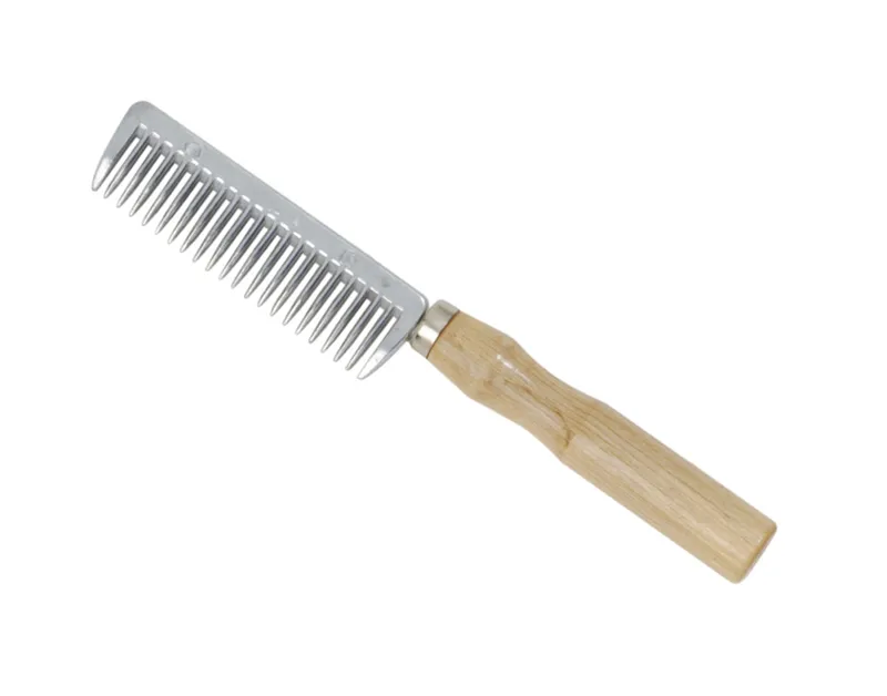 Shires Metal  and  Wooden Mane Comb