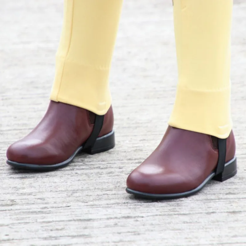 Supreme Products Junior Show Ring Jodhpur Boots in Oxblood-3