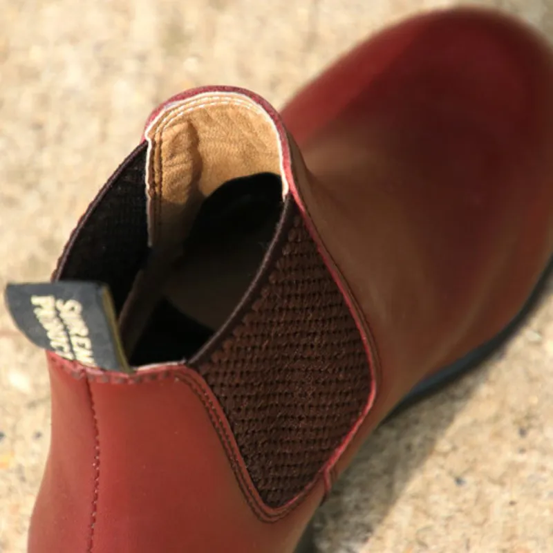 Supreme Products Junior Show Ring Jodhpur Boots in Oxblood-4