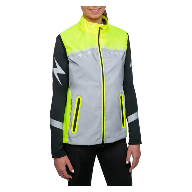 Hy Equestrian Silva Flash Reflective Gilet in Yellow