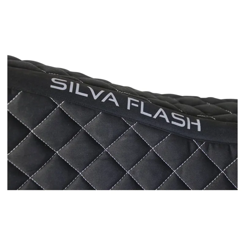 Hy Equestrian Silva Flash Saddle Pad in Black - WEB EXCLUSIVE-2