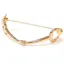 Equetech Snaffle Stock Pin in Gold