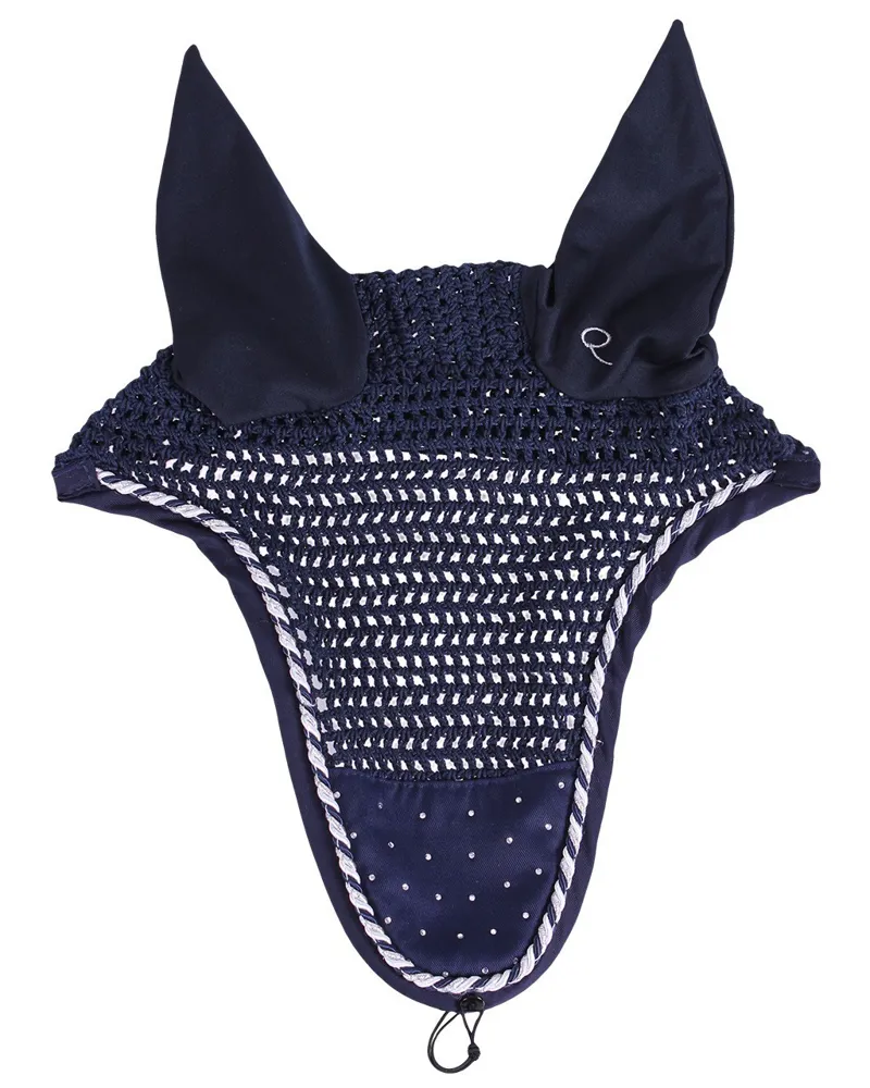 QHP Sparkle Ear Net in Navy